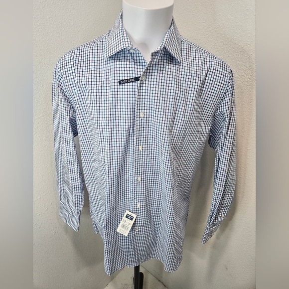 Dockers NWT men's fitted button-down longsleeve large - Picture 1 of 7
